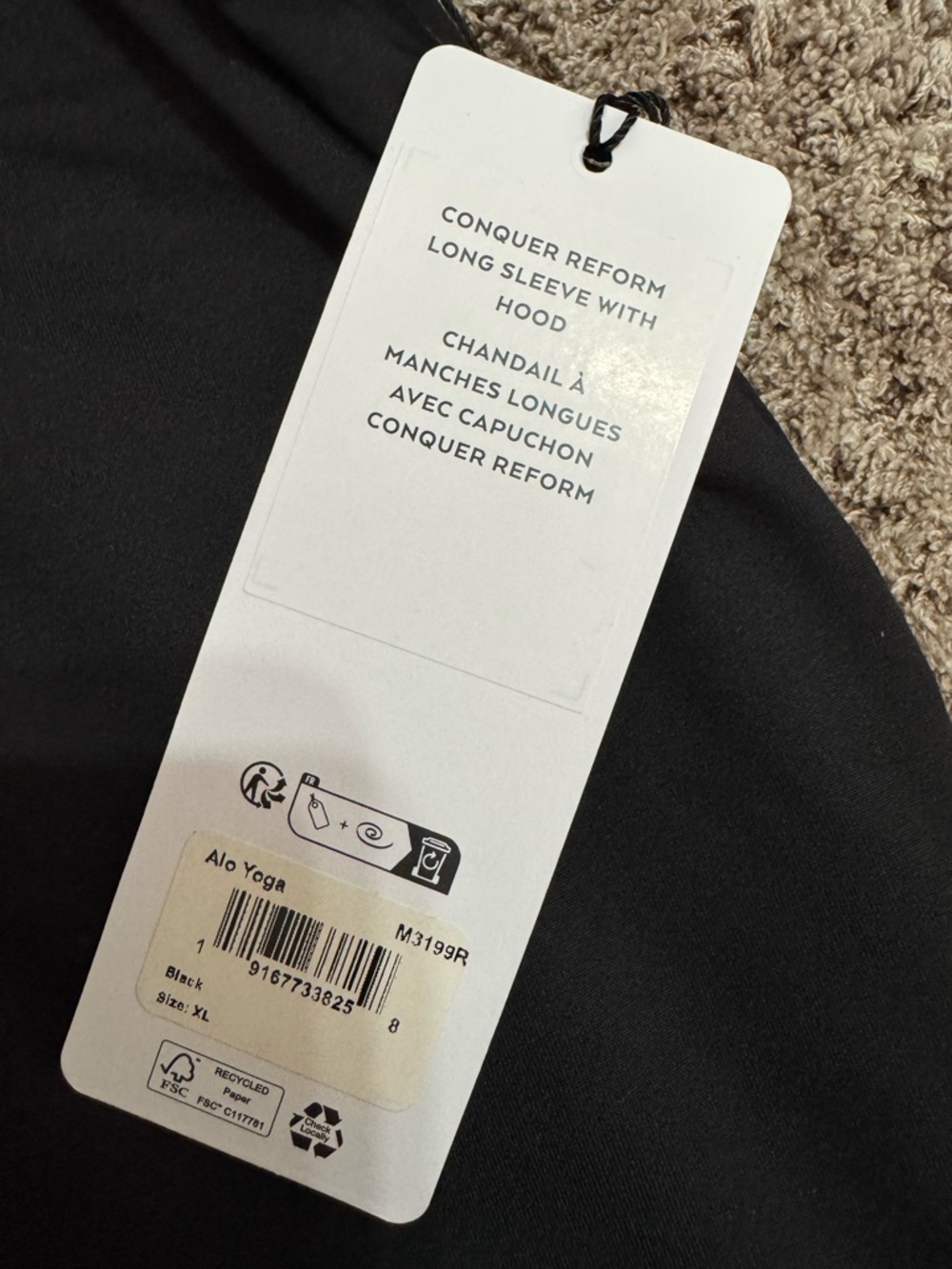 Alo Conquer Reform Long Sleeve With Hood - Picture 2 of 5